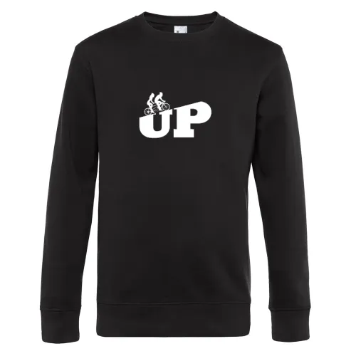 Tandem Fahrrad Bergetappe - UP Sweat Männer King Crew Neck