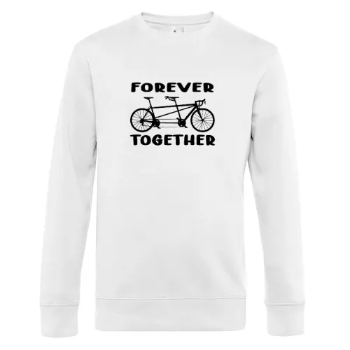 Tandem Fahrrad Forever Together Radfahrer Tandem Sweat Männer King Crew Neck