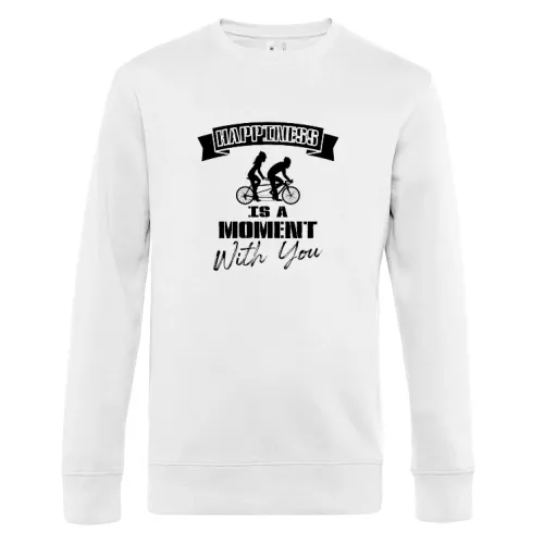 Tandem Fahrrad Happiness Spruch Radfahrer Sweat Männer King Crew Neck