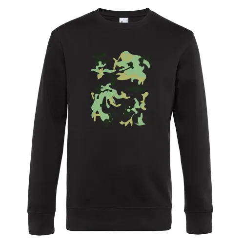 Tarnung Sweat Männer King Crew Neck