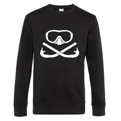 Taucherbrille mit gekreuzten Schnorchel Männer Sweat