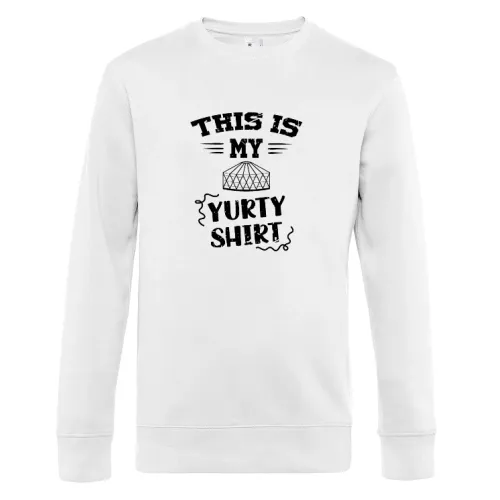 This Is My Yurt Shirt Jurte Zelt Sweat Männer King Crew Neck