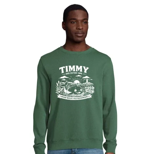 Timmy der Ostsee Wal Männer Sweat
