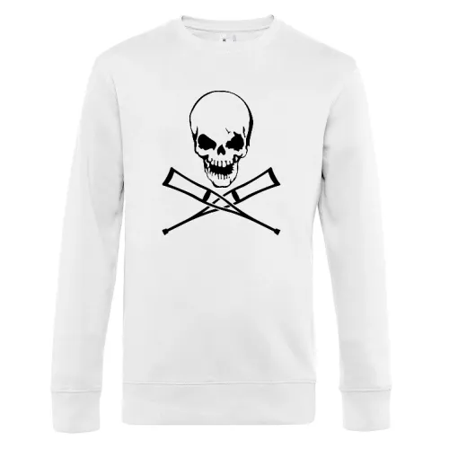 Totenschädel mit Krücken Männer Sweat