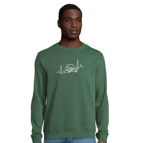 Trabi Herzschlag DDR Fahrzeug Ostdeutschland Ossi Männer Sweat