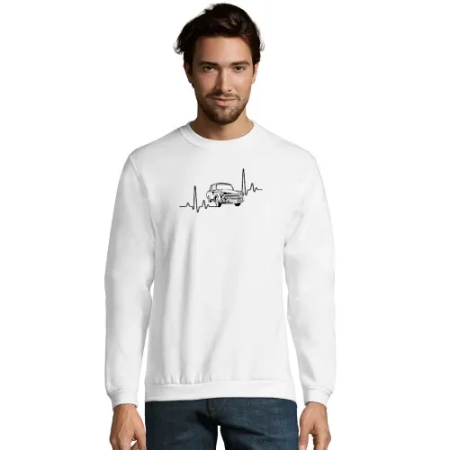 Trabi Herzschlag DDR Fahrzeug Ostdeutschland Ossi Männer Sweat