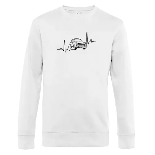 Trabi Herzschlag DDR Fahrzeug Ostdeutschland Ossi Männer Sweat