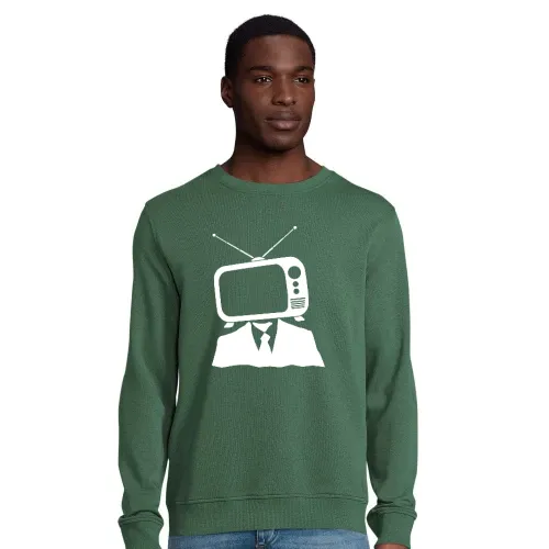 TV Kopf Männer Sweat