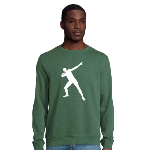 Usain Bolt Pose Männer Sweat