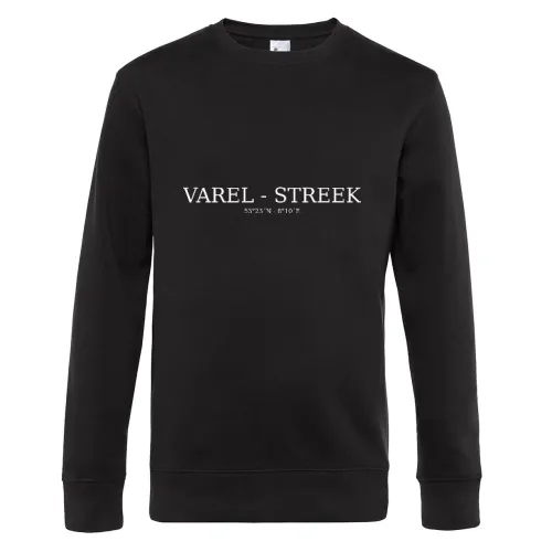 Varel - Streek Koordinaten Sweat Männer King Crew Neck
