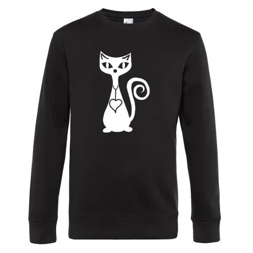 verliebter Kater Sweat Männer King Crew Neck