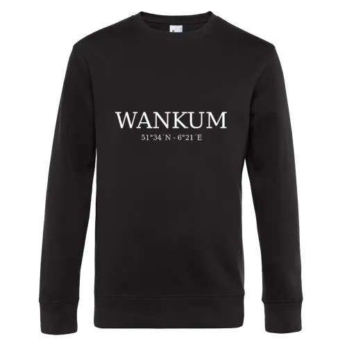 Wankum Koordinaten Sweat Männer King Crew Neck