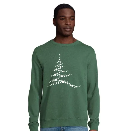 Weihnachtsbaum aus Sternen Sweat Männer Comet Bio
