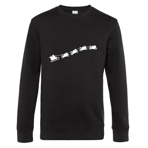 Weihnachtsschlitten aus fliegenden Motorrädern Männer Sweat Weihnachtsschlitten aus fliegenden Motorrädern Sweat