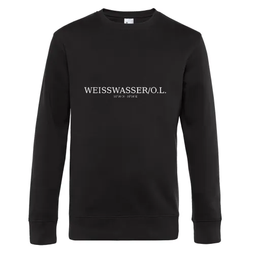 Weißwasser/o.l. Koordinaten Sweat Männer King Crew Neck