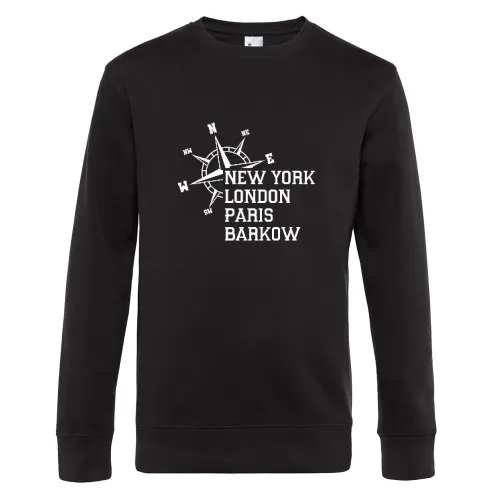 Weltstadt Barkow Sweat Männer King Crew Neck