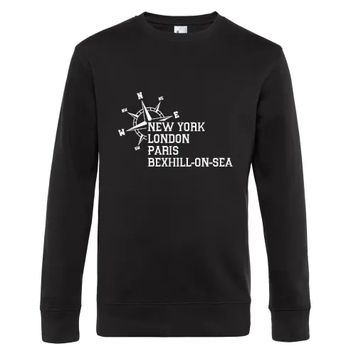 Weltstadt BEXHILL-ON-SEA Sweat Männer King Crew Neck