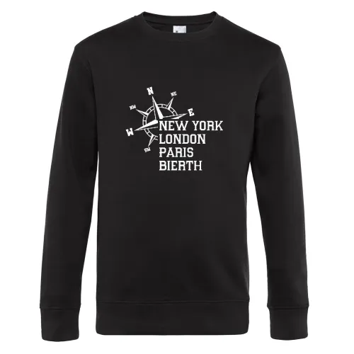 Weltstadt Bierth Sweat Männer King Crew Neck