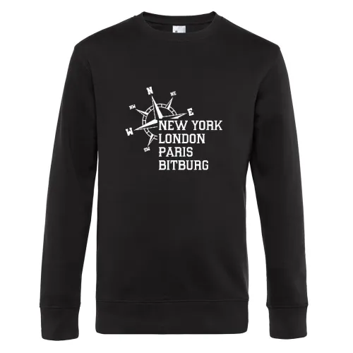 Weltstadt Bitburg Sweat Männer King Crew Neck