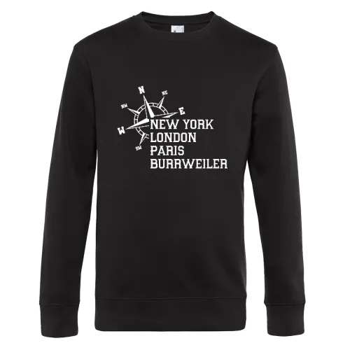 Weltstadt Burrweiler Sweat Männer King Crew Neck