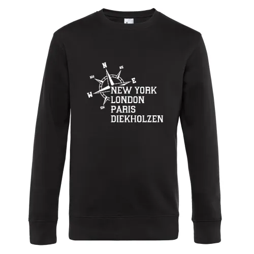 Weltstadt Diekholzen Sweat Männer King Crew Neck