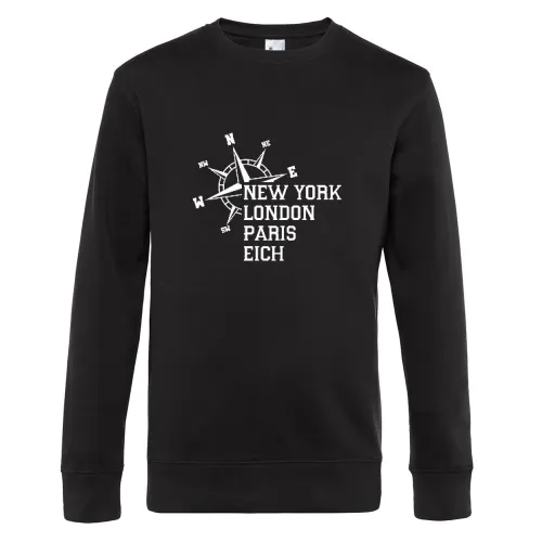 Weltstadt Eich Sweat Männer King Crew Neck