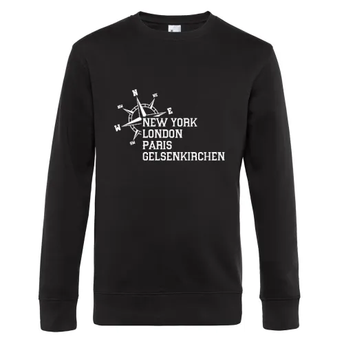 Weltstadt Gelsenkirchen Sweat Männer King Crew Neck