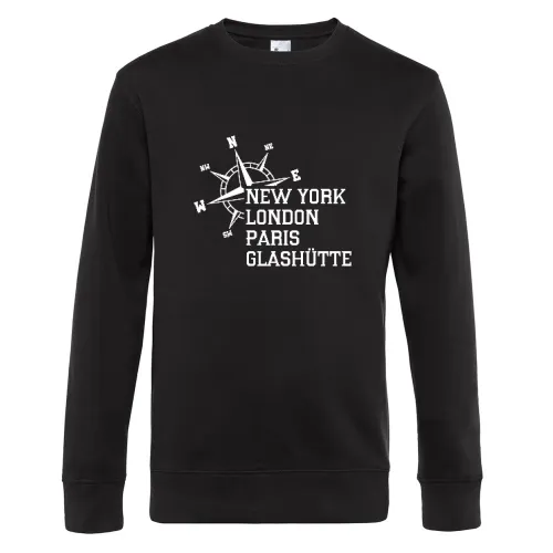 Weltstadt Glashütte Sweat Männer King Crew Neck