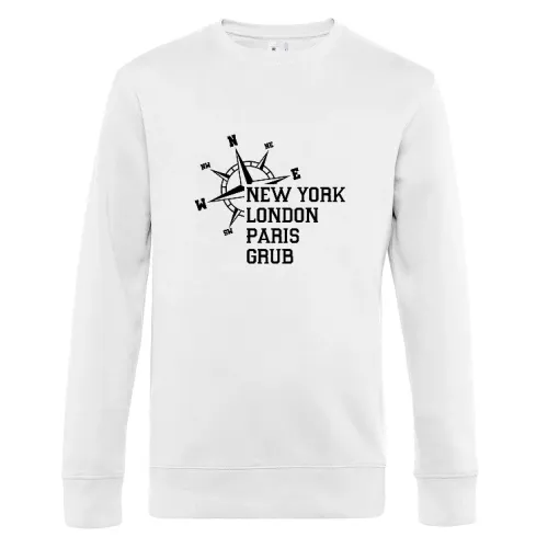 Weltstadt Grub Sweat Männer King Crew Neck