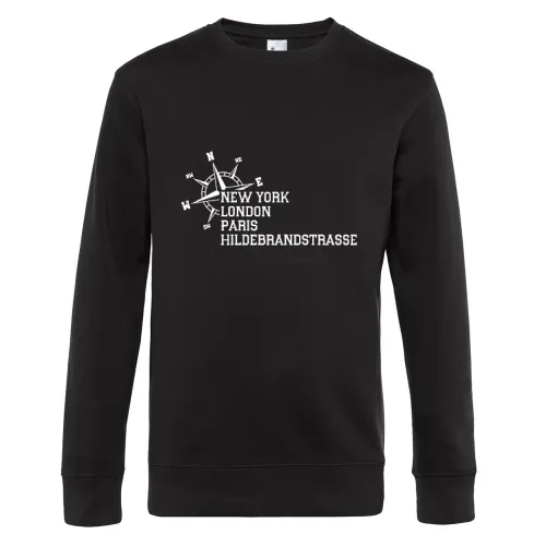 Weltstadt Hildebrandstraße Sweat Männer King Crew Neck