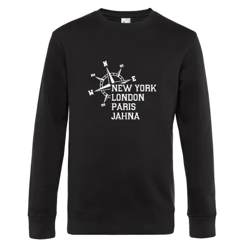 Weltstadt Jahna Sweat Männer King Crew Neck