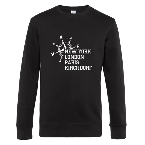Weltstadt Kirchdorf Sweat Männer King Crew Neck
