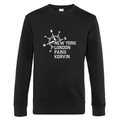 Weltstadt Korvin Sweat Männer King Crew Neck