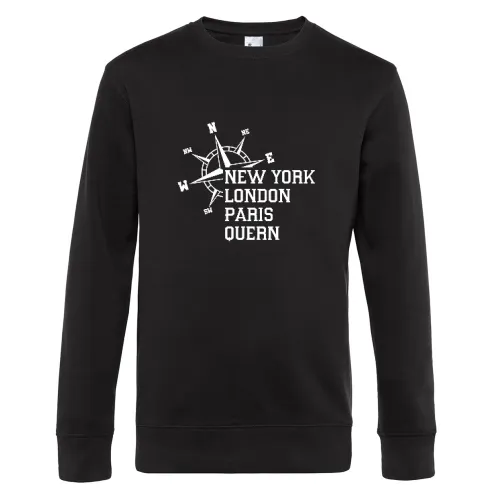 Weltstadt Quern Sweat Männer King Crew Neck