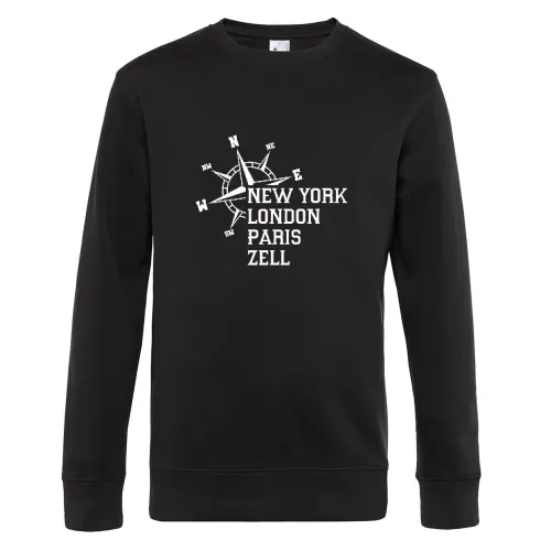 Weltstadt Zell Sweat Männer King Crew Neck