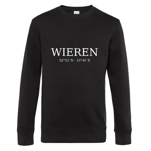 Wieren Koordinaten Sweat Männer King Crew Neck