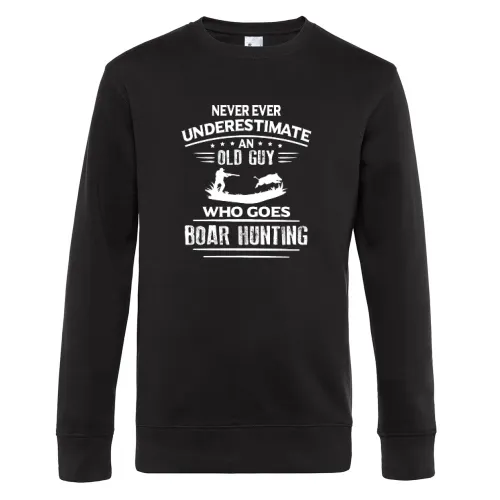 Wilschweinjagd Jäger Old Guy Wildschwein Keiler Männer Sweat Wilschweinjagd Jäger Old Guy Wildschwein Keiler Sweat