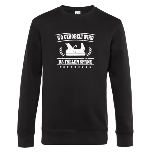 Wo Gehobelt Wird Da Fallen Späne Handwerker Spruch Männer Sweat