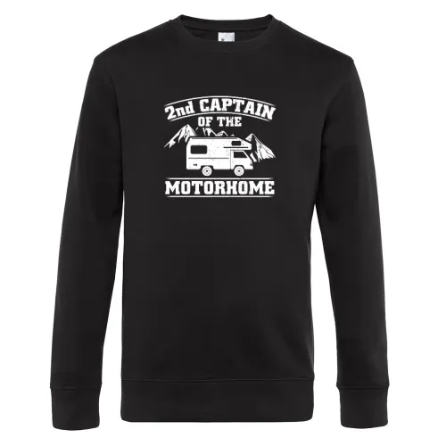 Wohnmobil 2nd Captain Of The Motorhome Womo Sweat Männer King Crew Neck