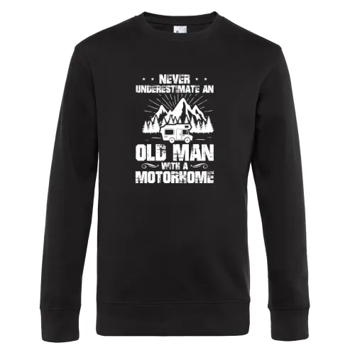 Wohnmobil Camping Old Man Motorhome Camper Womo Sweat Männer King Crew Neck