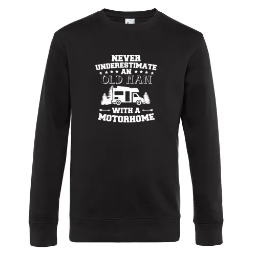 Wohnmobil Camping Rentner Camper Alter Mann WOMO Sweat Männer King Crew Neck