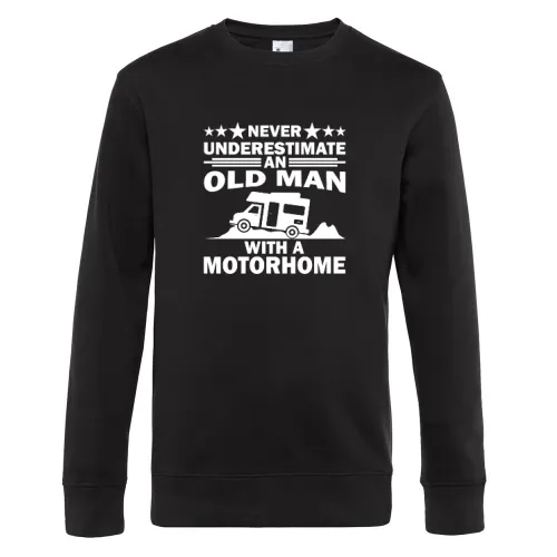 Wohnmobil Camping Rentner Camper Alter Mann WOMO Sweat Männer King Crew Neck