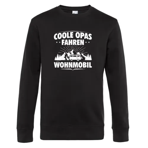 Wohnmobil Opa Großvater Rentner Camping Womo Sweat Männer King Crew Neck