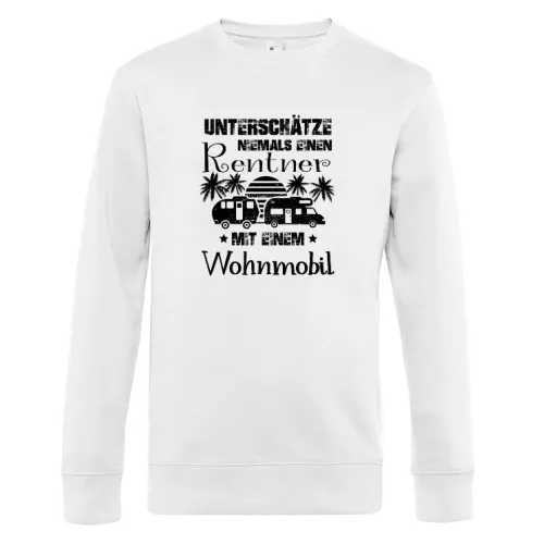 Wohnmobil Opa Rentner Camper Wohnwagen Womo Wowa Sweat Männer King Crew Neck