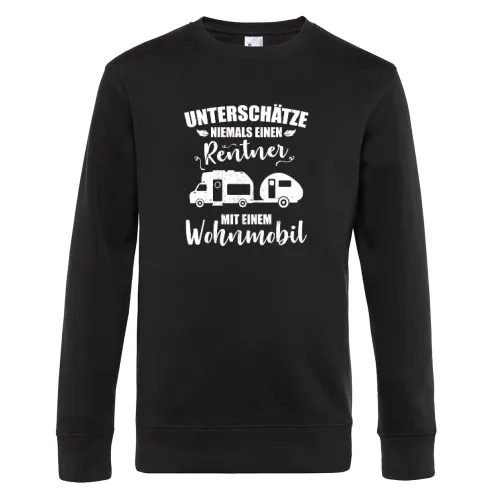 Wohnmobil Rentner Camper Wohnwagen Womo Camping Sweat Männer King Crew Neck