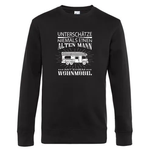 Womo Camping, Alter Mann Wohnmobil Camping Rente Sweat
