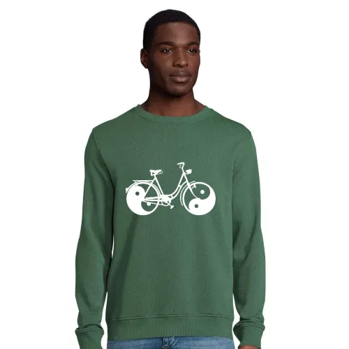 Yin und Yang Fahrrad Männer Sweat