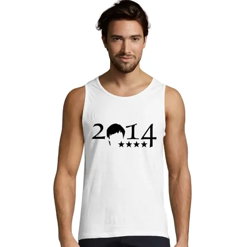 2014 Jogi Frisur mit Vier Sternen Männer T-Shirt