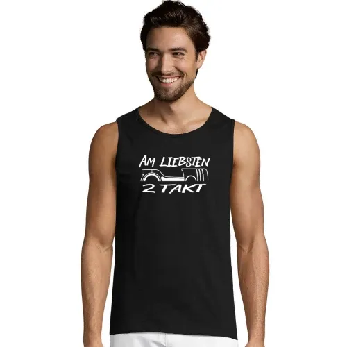 2Takt Enduro Mopedfahrer - Am Liebsten Zweitakt Männer T-Shirt