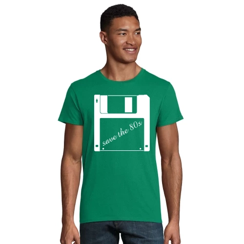 3,5 Zoll Diskette - save the 80s Männer T-Shirt